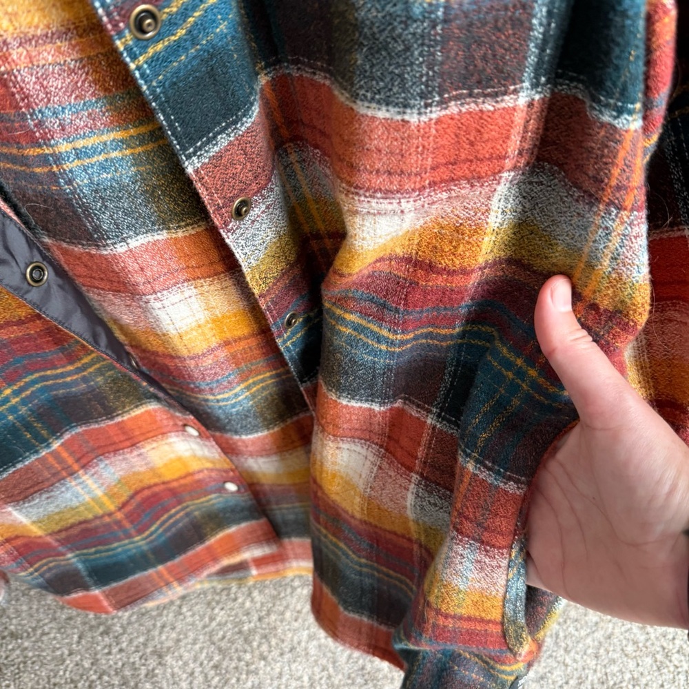 Toad & Co folk yeah shirt jacket sz L - Picture 3 of 6